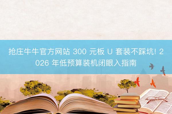 抢庄牛牛官方网站 300 元板 U 套装不踩坑! 2026 年低预算装机闭眼入指南